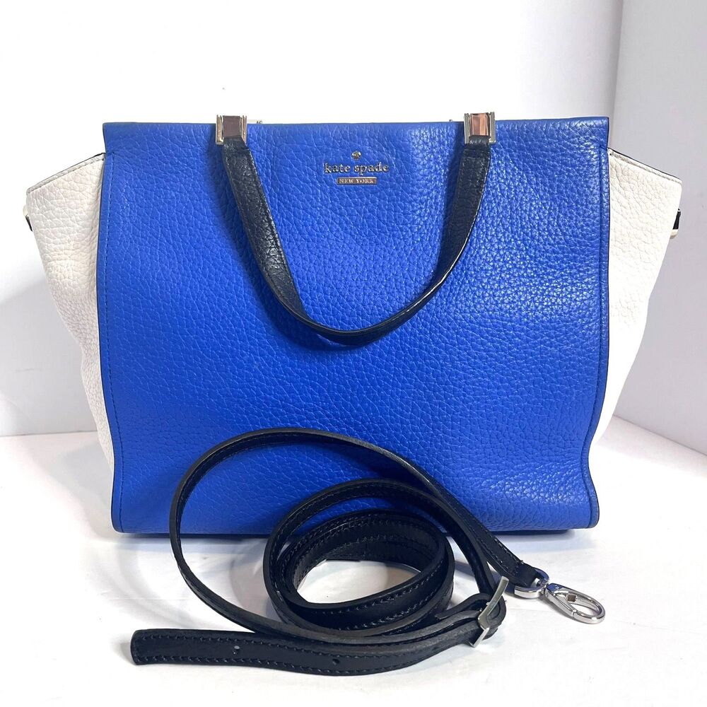 Kate Spade NY Chelsea Square Hayden Colorblock Pebbled Leather Shoulder Bag